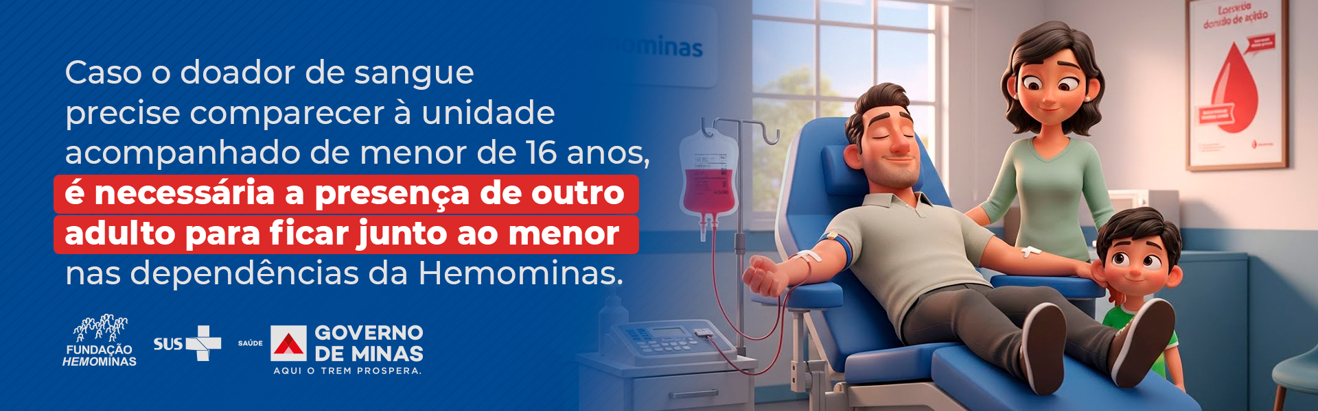 Hemominas - Menor de 16 anos